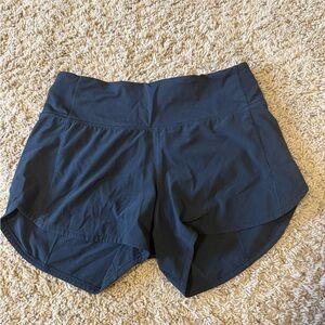 Women's Black Lululemon Speed Up Shorts
